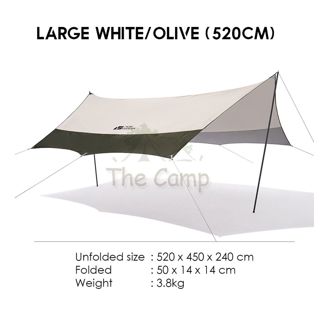 Mobi Garden Camping Flysheet Tarp Silver Coated UV Block Sunscreen Tent Canopy Outdoor Gear Equipment Family Naturehike