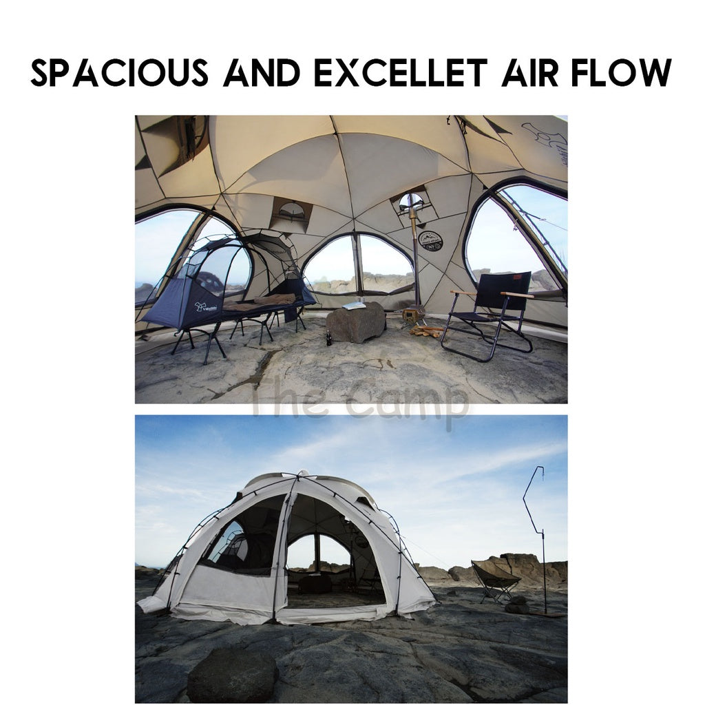 Vidalido Dome Tent Sunrise Sunset Junye Castle Spherical Free Groundsheet Black White Flysheet Cabin Tarp Light Chair
