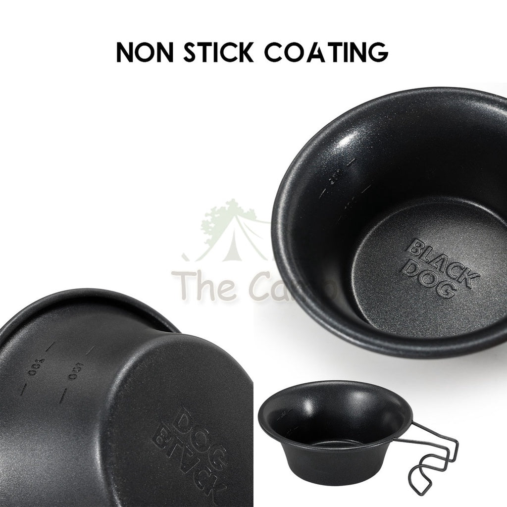 Blackdog Camping Tableware Cup Bowl Plate Sierra Cup Enamel Stainless Steel Aluminium Cookware Cup Set Equipment Utensil