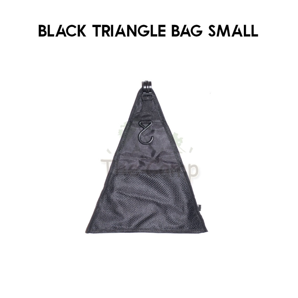 Outdoor Triangle Hanging Rack Aluminum Mesh Camping Hanger Cookware Tripod Shelf Stand Tableware Organizer Double Level