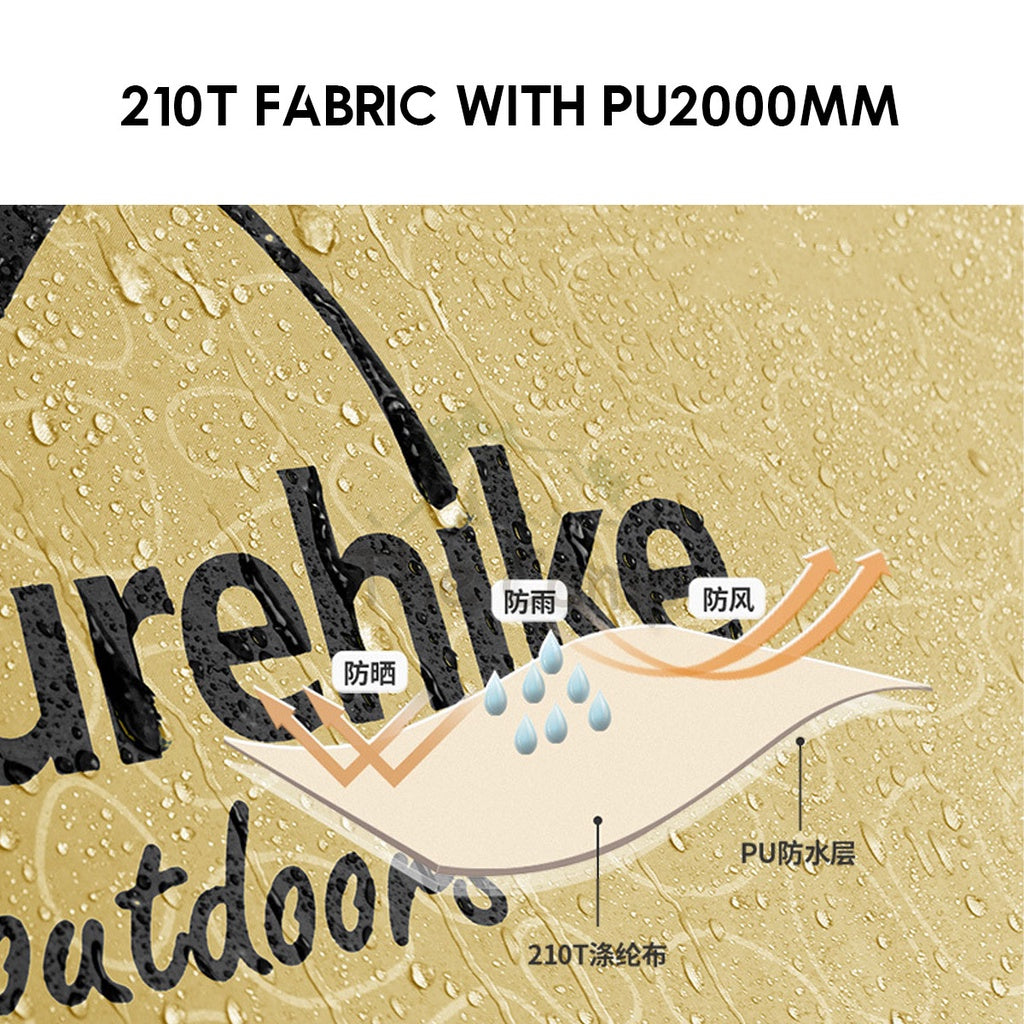 Naturehike 2022 NEW P Series Tent 2-4 Person Waterproof Ultralight Hiking UPF50+ Outdoor Camping Travel Beach Portable