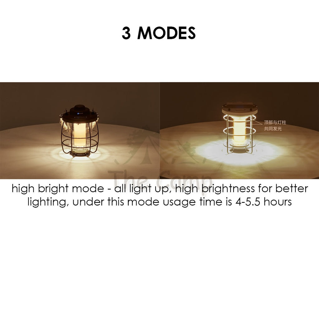 Naturehike Camping Portable Light Hanging Tripod Atmosphere Breathing LED Lamp Lantern Tent Pole CNH22DQ007 CNH22DQ008