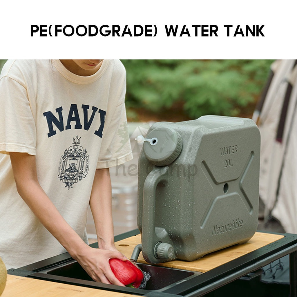 Naturehike Water Tank 12L 20L Portable Container Water Tap Outdoor Camping PP Food Grade CNH22CJ018