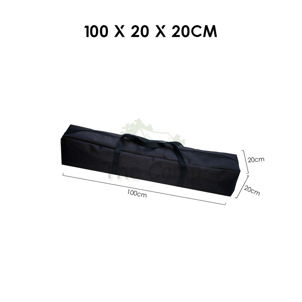 Camping Pole Storage Bag XL Large Long Size Black Equipment Bags Adjustable Pole Flysheet Tarp Tent Peg Nail