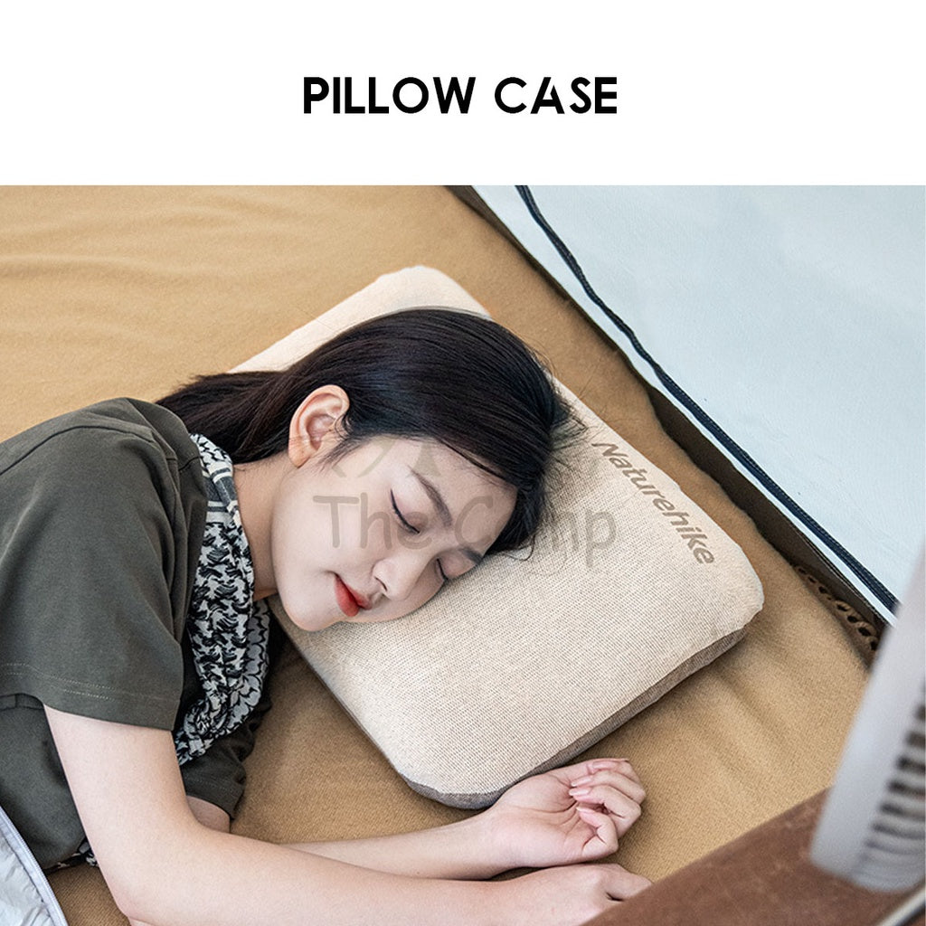 Naturehike Memory Foam Inflatable Sponge Pillow 3D Case Cover Camping Soundless Auto Inflate Travel Air Bed NH22ZT002