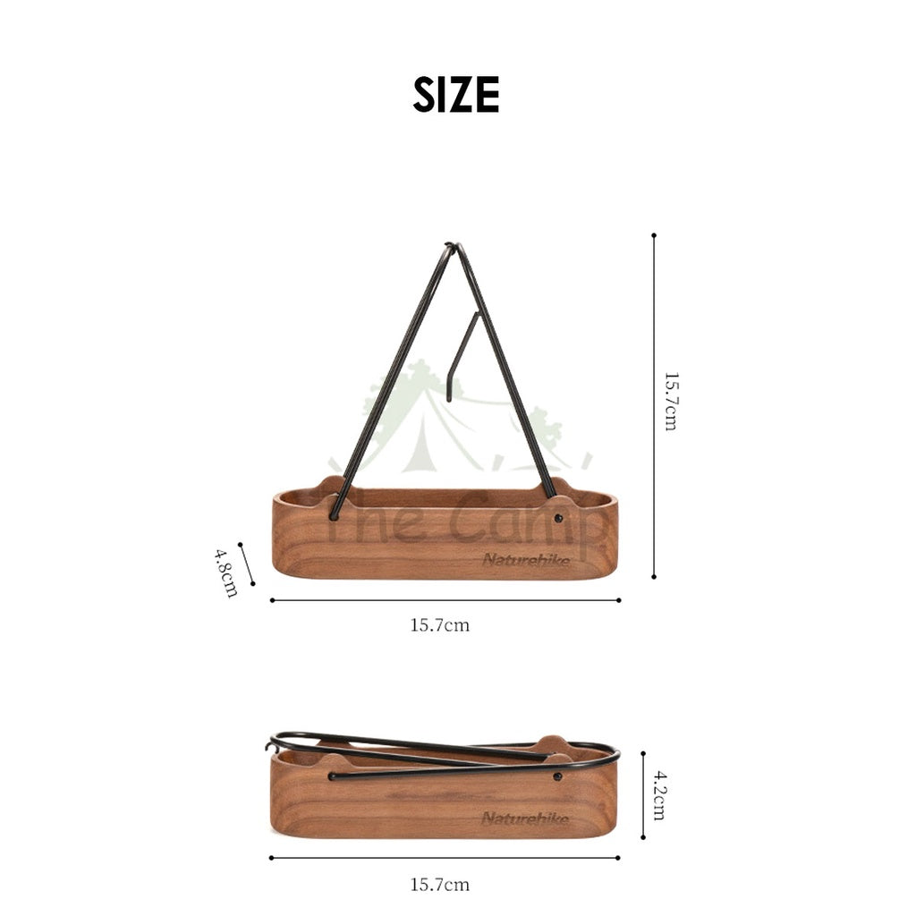 Naturehike Mosquito Coil Rack Outdoor Solid Wood Incense Basket Mosquito Box Holder Tray Tent Tarp Peg Nail Ash