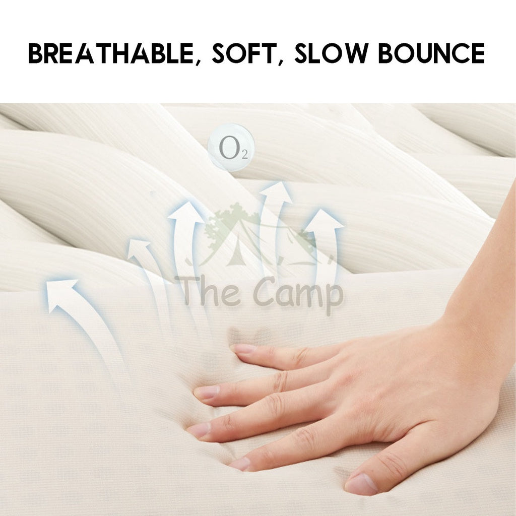 Naturehike Memory Foam Inflatable Sponge Pillow 3D Case Cover Camping Soundless Auto Inflate Travel Air Bed NH22ZT002