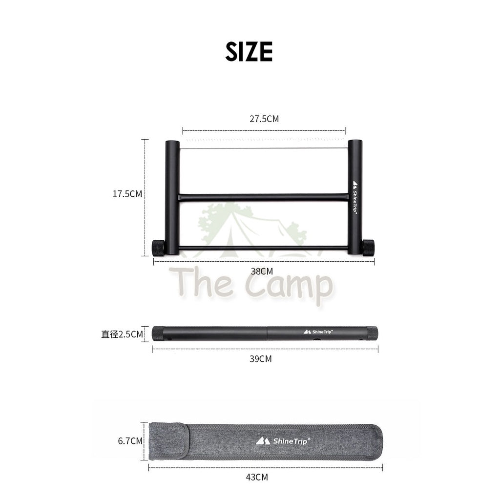 Shinetrip Foldable Handsaw Camping Outdoor Portable Saw Gergaji Aluminium Hammer Nail
