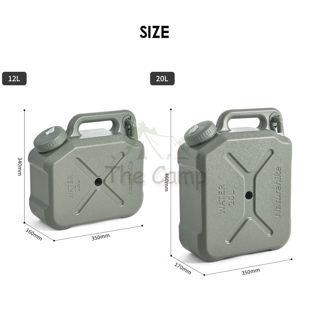 Naturehike Water Tank 12L 20L Portable Container Water Tap Outdoor Camping PP Food Grade CNH22CJ018