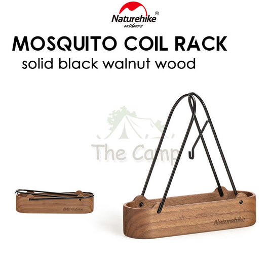 Naturehike Mosquito Coil Rack Outdoor Solid Wood Incense Basket Mosquito Box Holder Tray Tent Tarp Peg Nail Ash