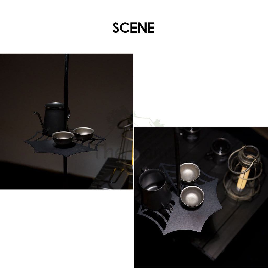 Camping Lamp Pole 1.2m / 1.5m Single / Double Light Hanger Rod Adjustable Lantern Stand Outdoor Spider Tray Top Panel