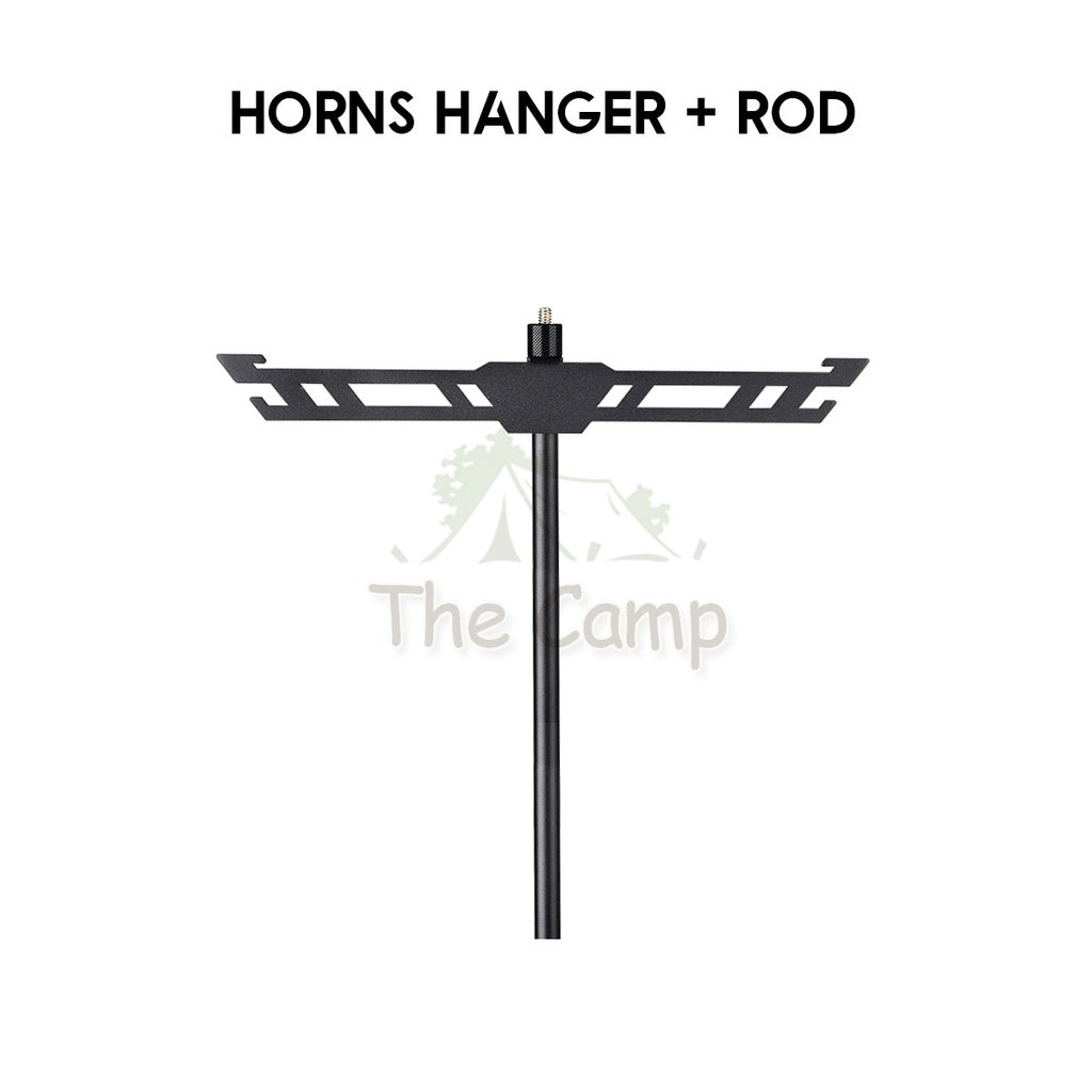 Camping Table Hanging Rack Light Lamp Pole Aluminum Alloy Outdoor Fan Hanger Tripod Shelf Stand Tableware Organizer