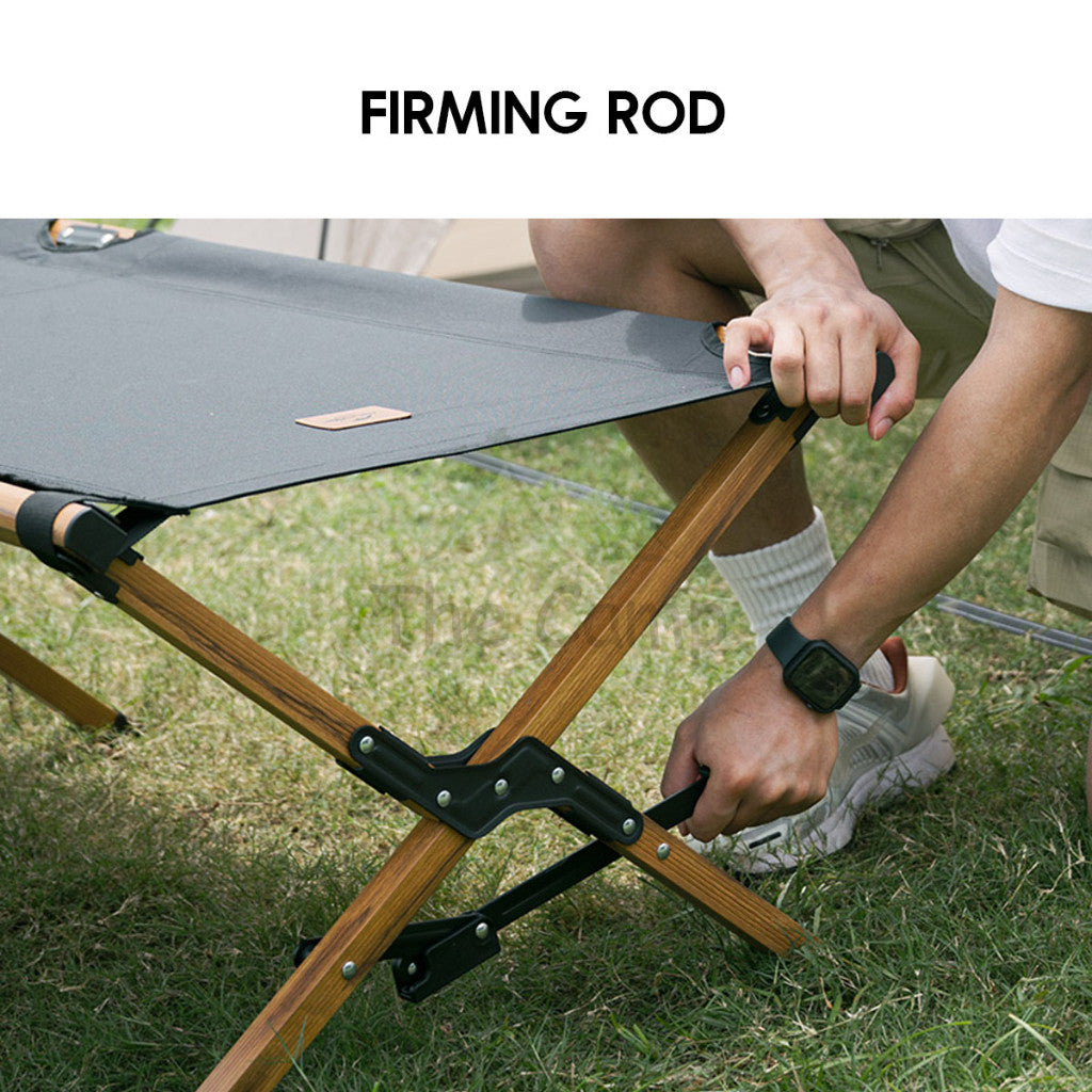Naturehike Camping Cot Foldable Sleeping Mat Outdoor Military Bed Mattress Tent Flysheet Peg Table Chair NH19X003-C