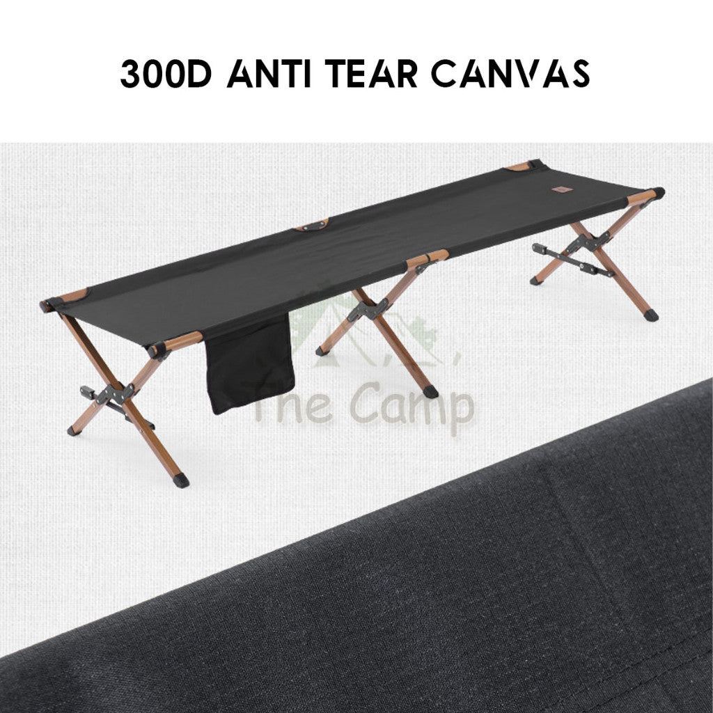 Naturehike Camping Cot Foldable Sleeping Mat Outdoor Military Bed Mattress Tent Flysheet Peg Table Chair NH19X003-C