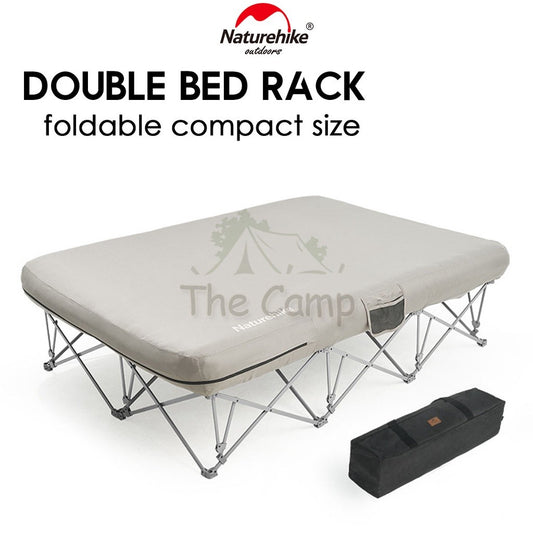 Naturehike Foldable Double Bed Rack Frame Outdoor Camping Sleeping Cot Mattress Tent Air Bed Mattress Cover CNH22JU021