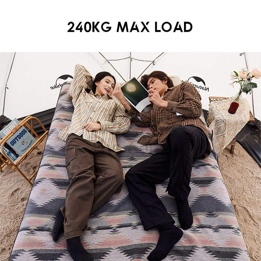 Naturehike Foldable Double Bed Rack Frame Outdoor Camping Sleeping Cot Mattress Tent Air Bed Mattress Cover CNH22JU021