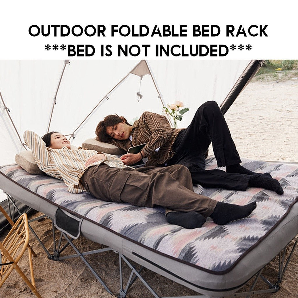 Naturehike Foldable Double Bed Rack Frame Outdoor Camping Sleeping Cot Mattress Tent Air Bed Mattress Cover CNH22JU021