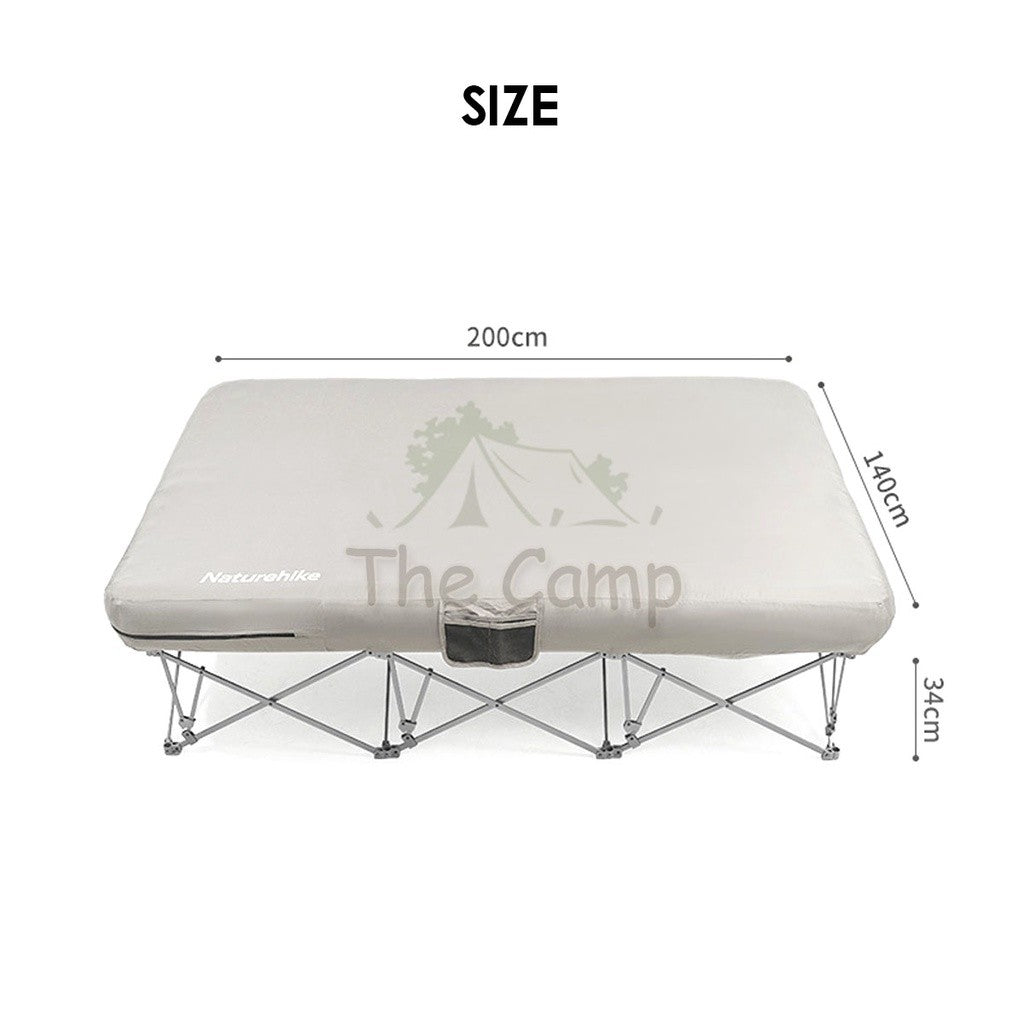 Naturehike Foldable Double Bed Rack Frame Outdoor Camping Sleeping Cot Mattress Tent Air Bed Mattress Cover CNH22JU021
