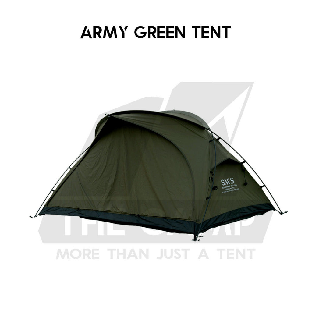 Wellhike SWS 2 Person Hiking Tent Morning Mist Lightweight Portable with Mesh Outdoor Camping Solo Khemah