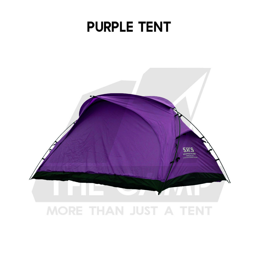 Wellhike SWS 2 Person Hiking Tent Morning Mist Lightweight Portable with Mesh Outdoor Camping Solo Khemah