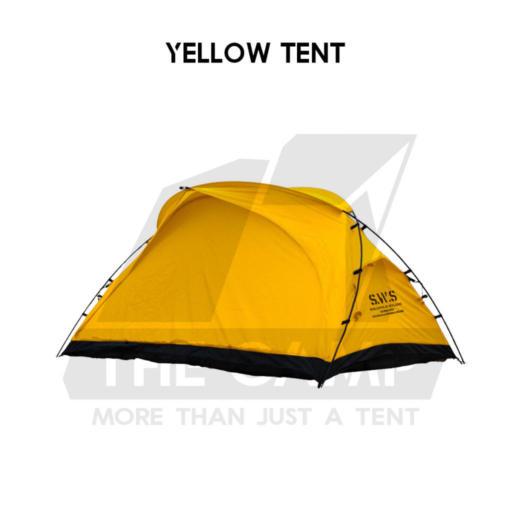Wellhike SWS 2 Person Hiking Tent Morning Mist Lightweight Portable with Mesh Outdoor Camping Solo Khemah