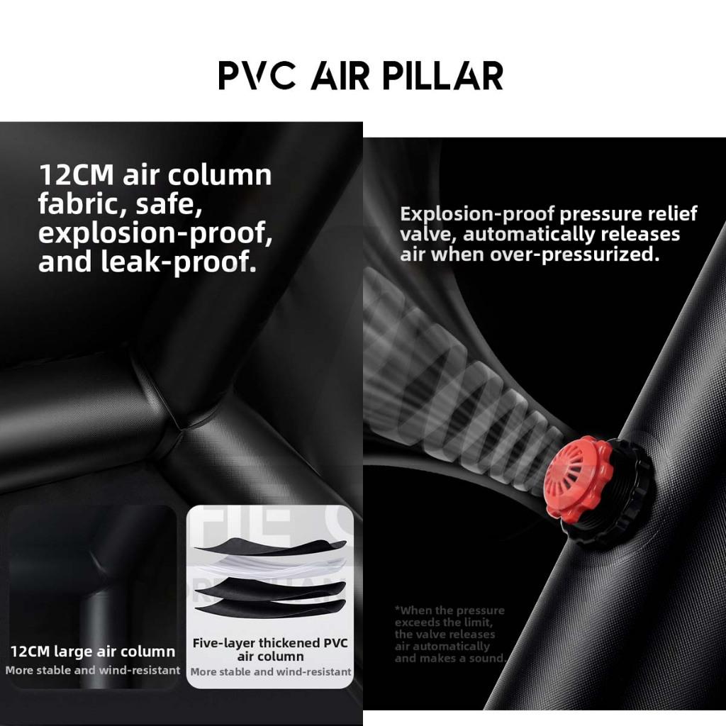 Blackdog MoonSky 6.3 Air Tent Pro / Base Double Layer PU3000mm Skyroof Inflatable Khemah Angin CBD2650WS010