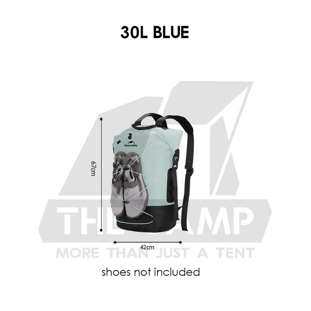 Naturehike Waterproof Backpack 20L 30L 40L Outdoor TPU Dry Wet Separation Storage Bag Ultralight Hiking Beach NH21FSB04