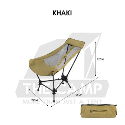 Shinetrip Swinging Chair Adjustable Height Headrest Armrest Outdoor Camping Rocking Kerusi Healing Highback A598