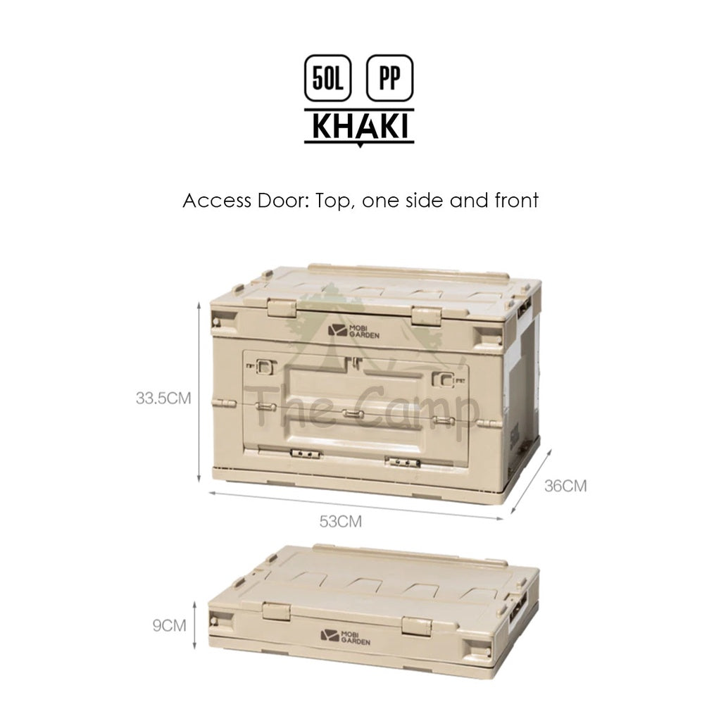 Mobi Garden Camping Folding Storage Box Stackable Outdoor Sport Family Recreation Naturehike Hiking Equipment Gear