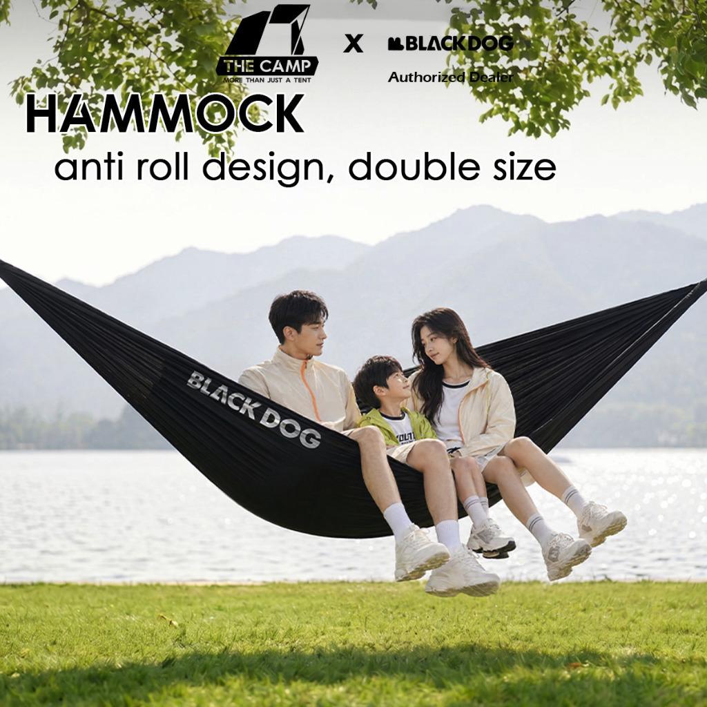 Blackdog Ultralight Hammock Double Size Anti Roll Design Adjustable Strap Outdoor Camping Buaian Gantung CBD2550WS071