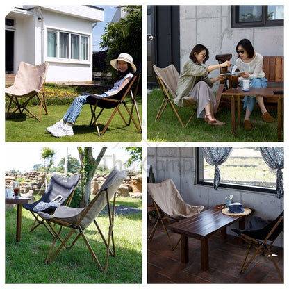 Naturehike Folding Chair Wood Finishing Outdoor Portable Foldable Camping Moon Chair Aluminium Alloy MW01 NH19Y001-Z