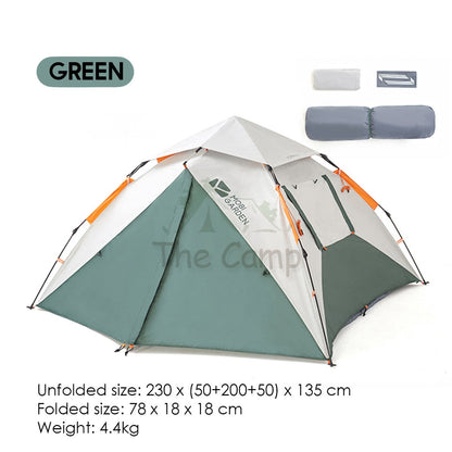 Mobi Garden Camping Automatic Anti Rainstorm Tent Large Space 2 3 4 People Quick Fast Rainproof Outdoor Tent Camp