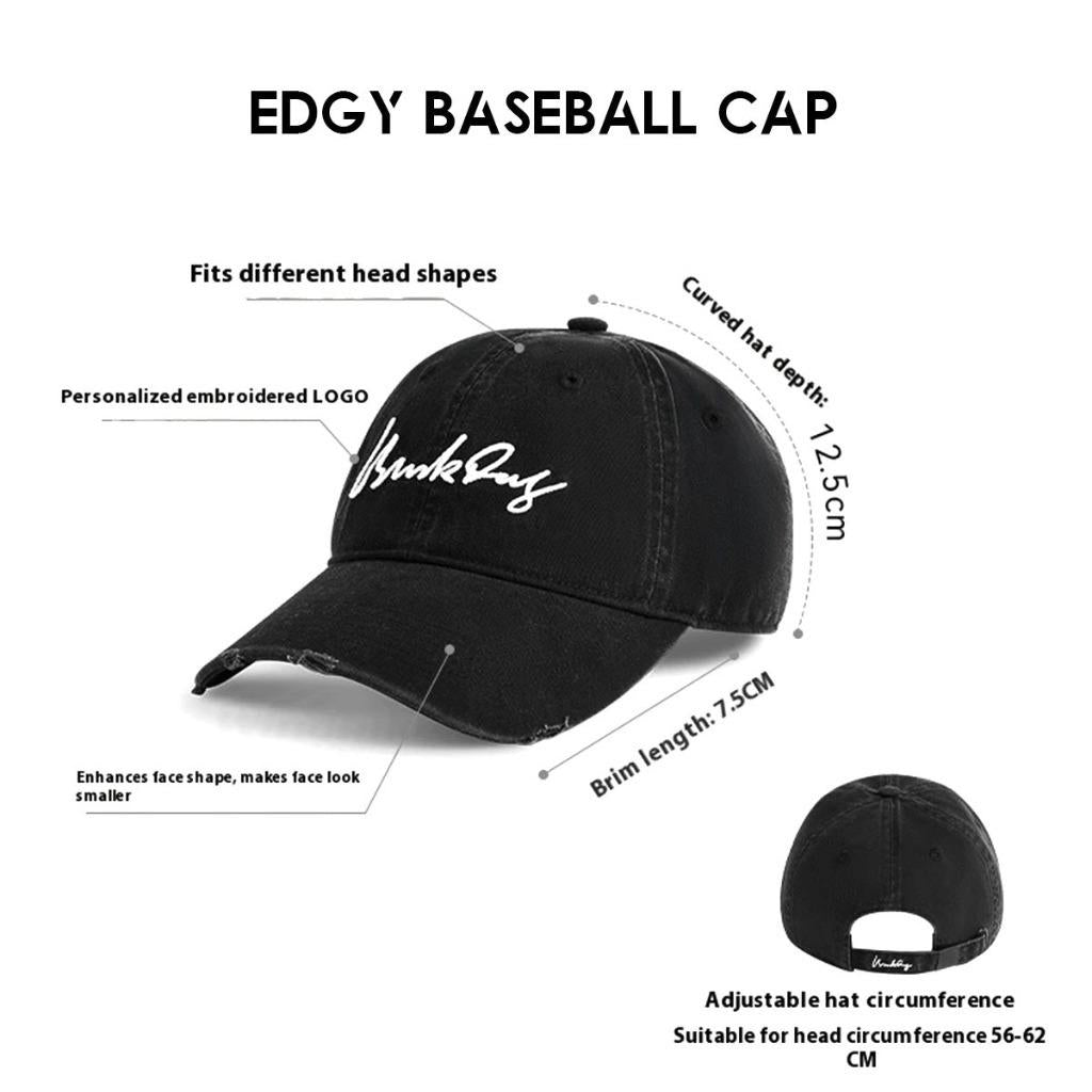 Blackdog EDGY / Nylon Baseball Cap Camping Outdoors Hiking Outing Leisure Black Topi CBD2550FS011 CBD2650FS010