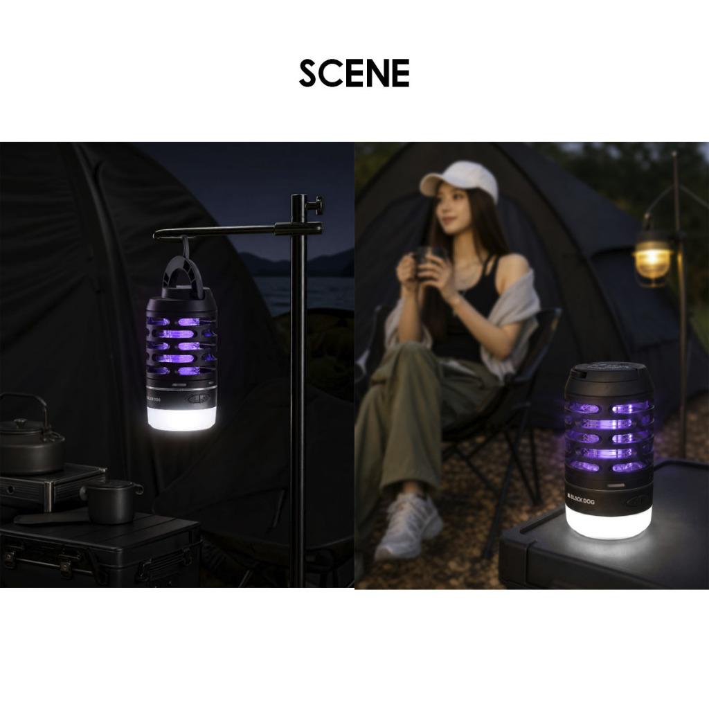 Blackdog Mosquito Killer Lamp UV Outdoor Camping Tent Light Lantern Portable Electric Shock Killing CBD2650ZM011