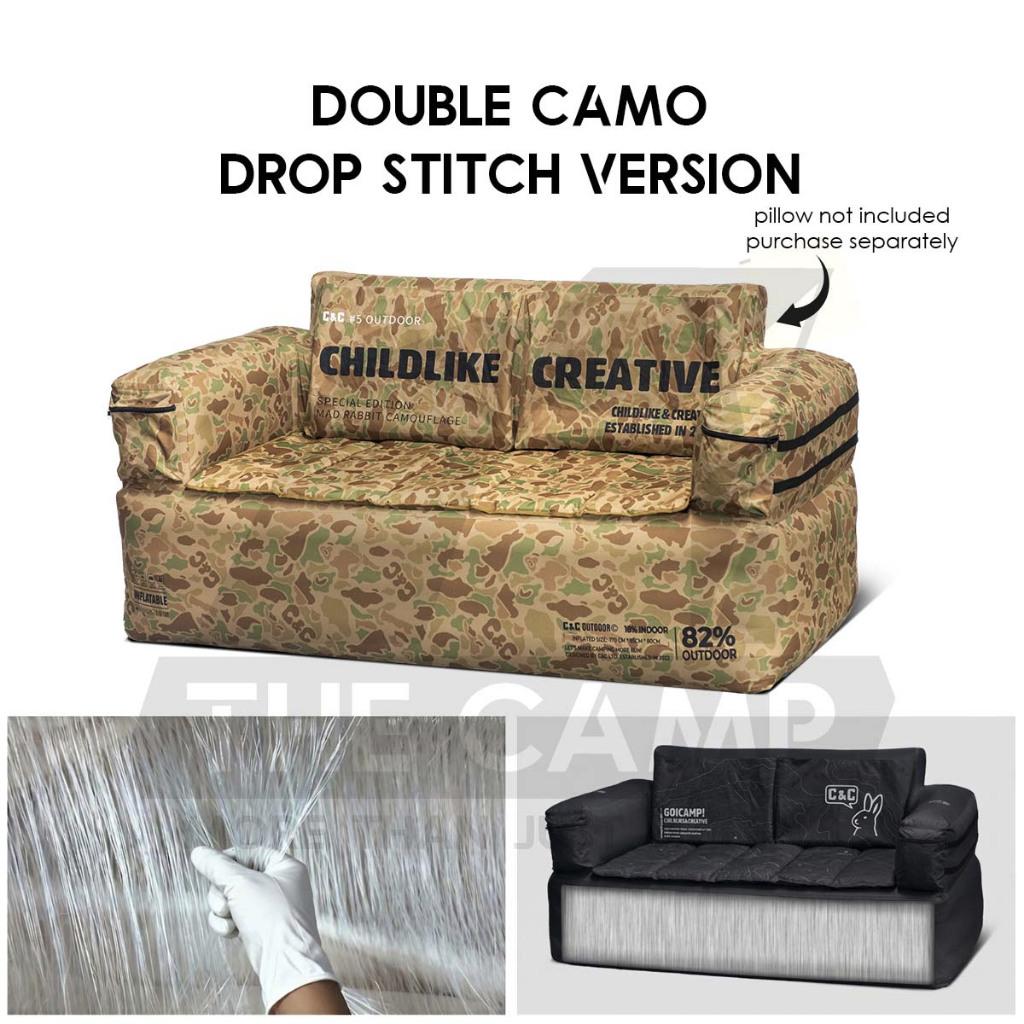 CC Air Sofa Drop Stitch Version Day Dream Outdoor Camping Optional Groundsheet Mat Leisure Inflation Lazy Bed
