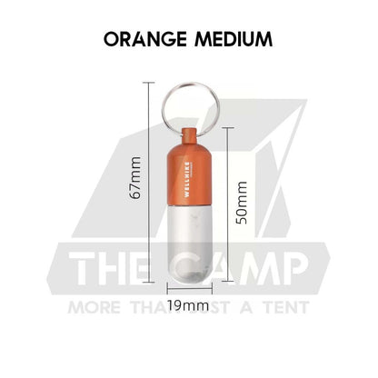 Wellhike SWS EDC Pill Capsule Sealed Waterproof Container Outdoor Camping Portable Small Bottle Mini Storage Keychain