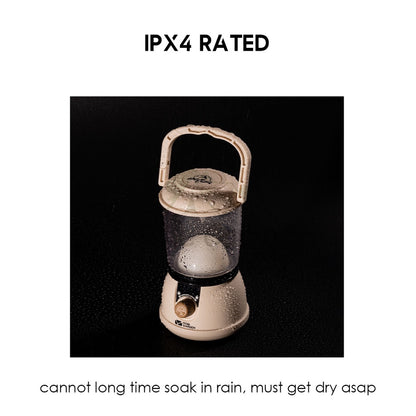 Mobi Garden Super Bright 3 Color Mode Stepless Dimming LED Hanging Table Lamp Camping Light Outdoor USB Hiking Fishing