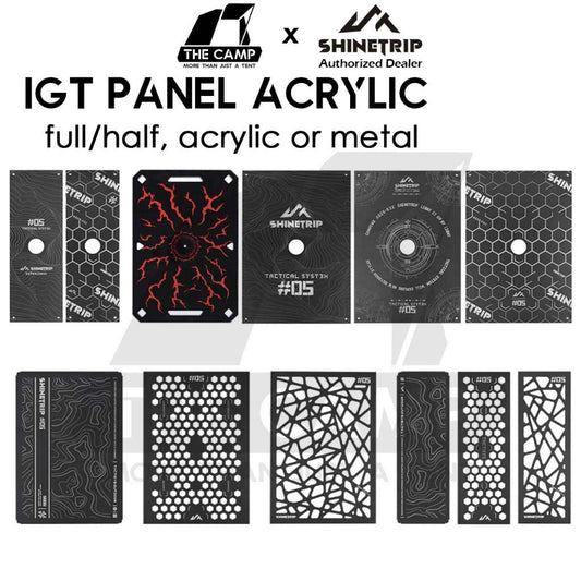 Shinetrip IGT Panel Acrylic Version 1 Unit Half Unit Plate for IGT Table Outdoor Camping Modular Meja A597