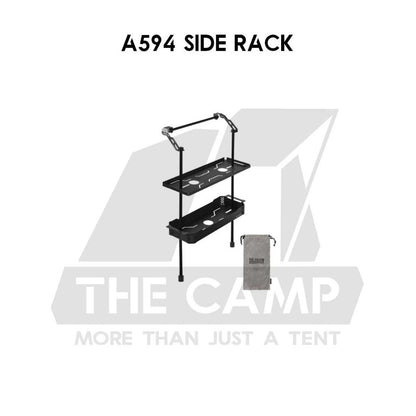 Shinetrip 4 Fold Table Adjustable Height Aluminium Alloy 1 piece Design Tactical Side Expansion IGT Panel A599