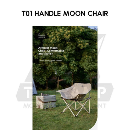 Naturehike T01 Armrest Folding Moon Chair Handle Outdoor Camping Widened Handle Arm Rest Kerusi Healing CNH23JU13002