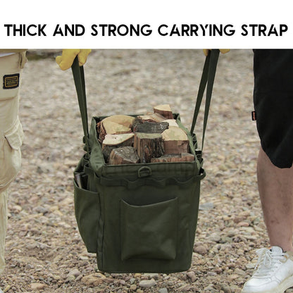 Outdoor Camping Storage Bag Big Capacity Heavy Duty Standable Reinforced Oxford Cloth Hiking Travelling Fishing