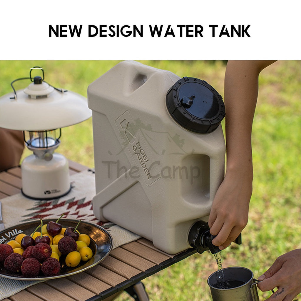 Mobi Garden Camping Portable Water Tank Container 10L 20L Litre Water Tap Outdoor PP Food Grade Naturehike Blackdog