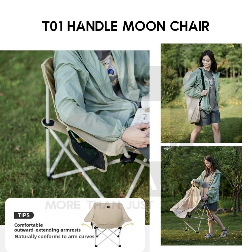 Naturehike T01 Armrest Folding Moon Chair Handle Outdoor Camping Widened Handle Arm Rest Kerusi Healing CNH23JU13002