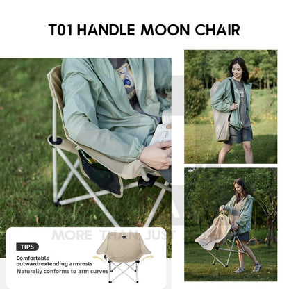 Naturehike T01 Armrest Folding Moon Chair Handle Outdoor Camping Widened Handle Arm Rest Kerusi Healing CNH23JU13002
