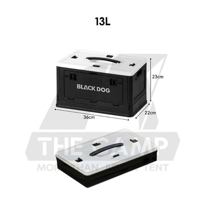 Blackdog Foldable Box Folding Storage Box Handle Outdoor Camping Portable Compact Size Black CBD2550XB015 CBD2550XB014
