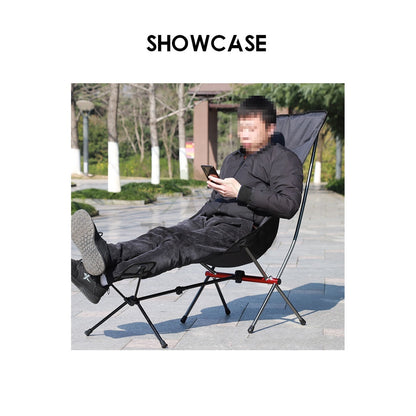 Portable Aluminium Alloy Foot Rest Stool for Moon Chair Recliner Foldable Extender Tent Table Flysheet Tarp Pole Bag