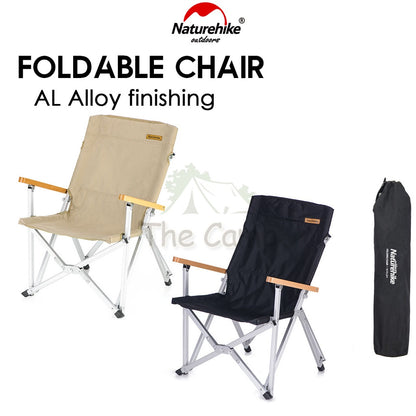 Naturehike Aluminium Alloy Folding Chair Outdoor Portable Foldable Camping Moon Chair Shangye NH19JJ004
