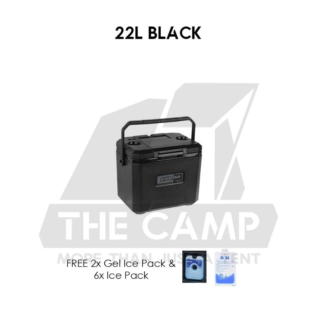 Shinetrip Cooler Box Portable Ice Box 16L 22L Spring Locking 72 hours Cooling Outdoor Camping Peti Ais A608