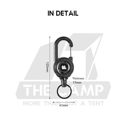 Blackdog Retractable Buckle Lanyard Clip Carabiner Outdoor Camping Tactical Pull Badge Keychain Anti Thief CBD2550PJ070