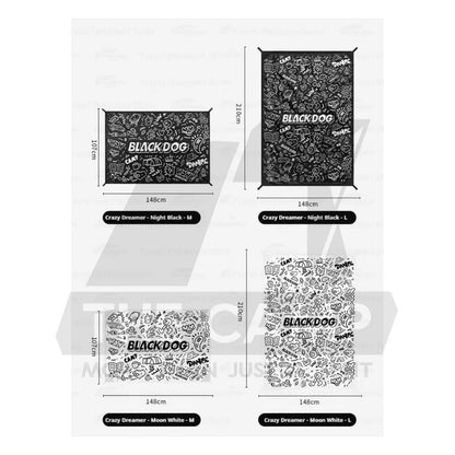 Blackdog Remax Ultralight Mat Carpet Picnic Black Cute Portable Waterproof Outdoor Hiking Camping CBD2650WS014